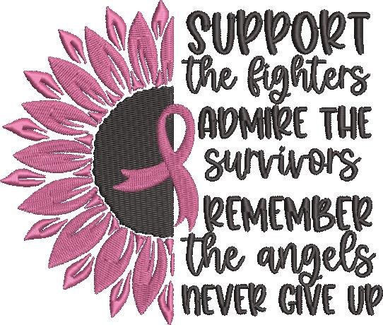 Support the Fighters Cancer Awareness Quote