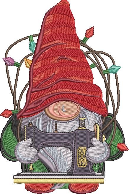 Sewing Gnome Machine Embroidery Pattern Sewing Gnome Machine Embroidery Pattern