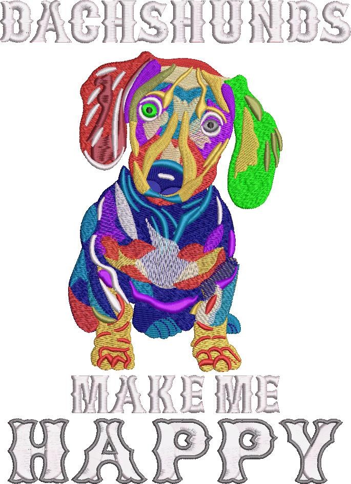 Dachshunds Make Me Happy Dachshunds Make Me Happy