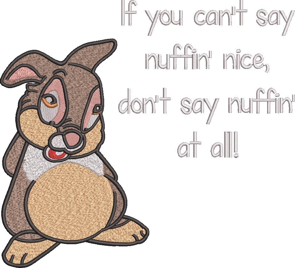 Thumper The Rabbit Quotes