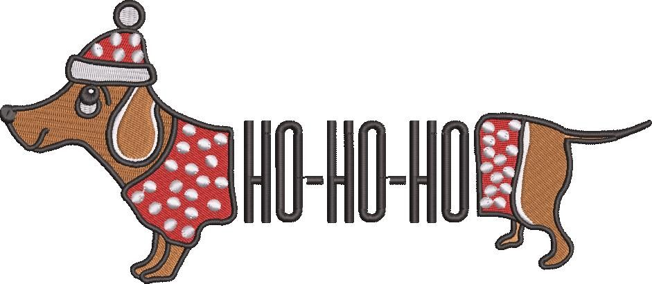 Ho Ho Christmas Dog