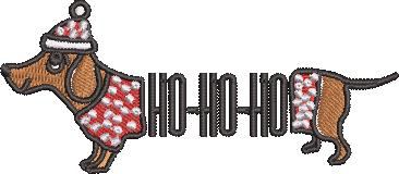Ho Ho Christmas Dog
