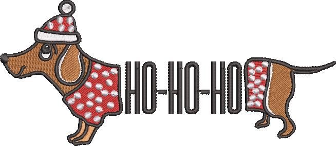 Ho Ho Christmas Dog