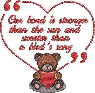 Our Bond Is Stronger Bear Quote