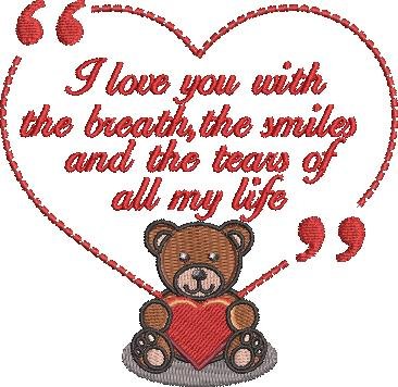 I Love You Bear Quote