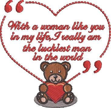 Luckiest Man In The World Bear Quote Luckiest Man In The World Bear Quote