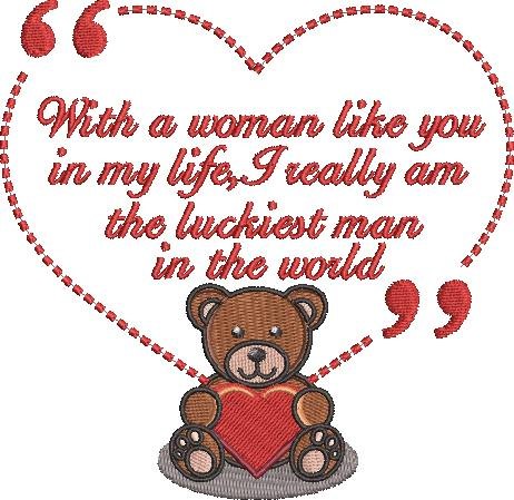 Luckiest Man In The World Bear Quote Luckiest Man In The World Bear Quote