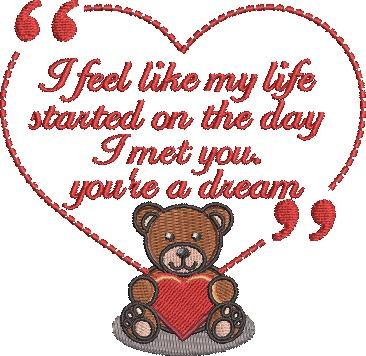 You're A Dream Bear Quote You're A Dream Bear Quote