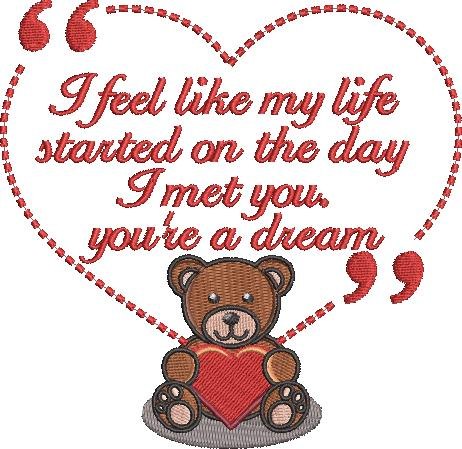 You're A Dream Bear Quote You're A Dream Bear Quote