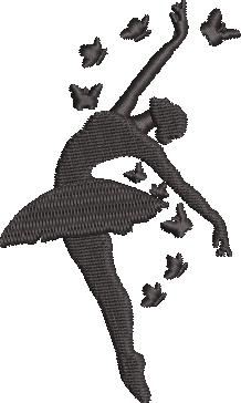 Butterflies Dancing Ballerina 