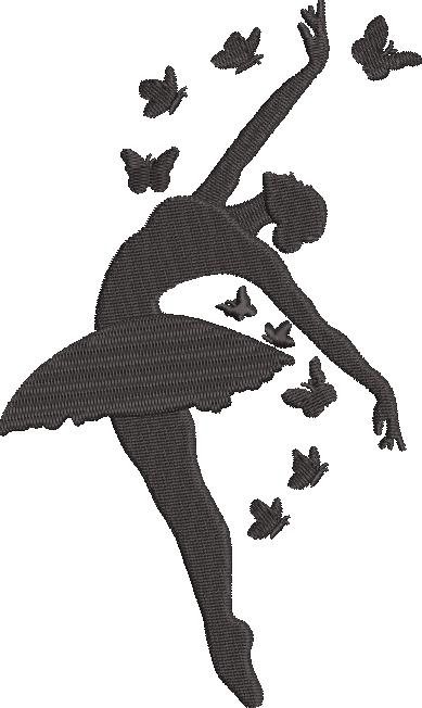 Butterflies Dancing Ballerina 