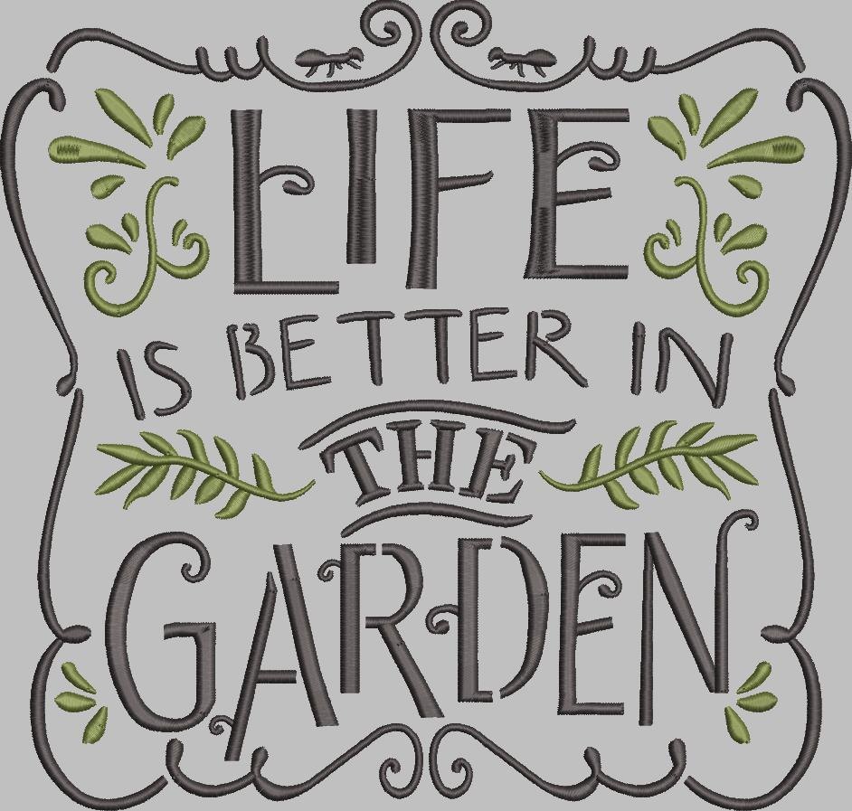 Life Is Better In Garden Quote Life Is Better In Garden Quote
