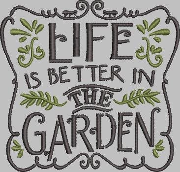 Life Is Better In Garden Quote Life Is Better In Garden Quote