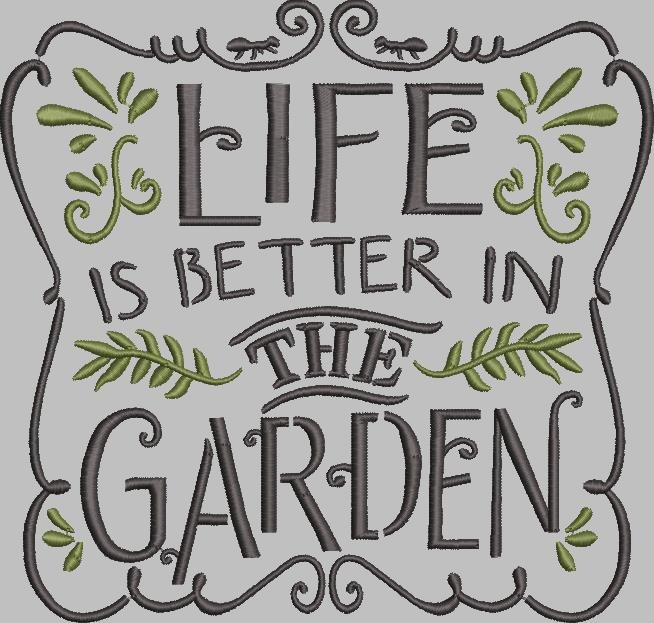 Life Is Better In Garden Quote Life Is Better In Garden Quote