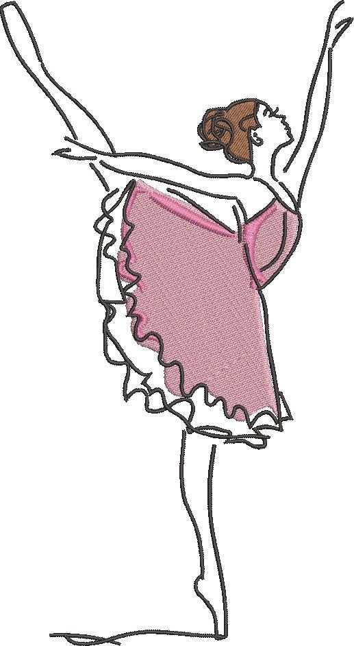 Dancing Ballerina In Pink Frock Dancing Ballerina In Pink Frock
