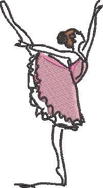 Dancing Ballerina In Pink Frock Dancing Ballerina In Pink Frock
