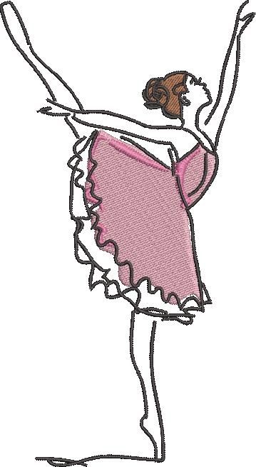Dancing Ballerina In Pink Frock Dancing Ballerina In Pink Frock