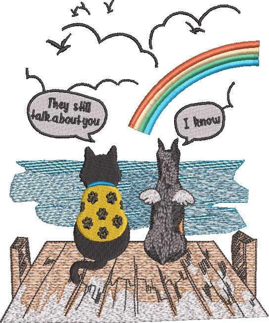 Cat And Dog in Heaven Cat And Dog in Heaven