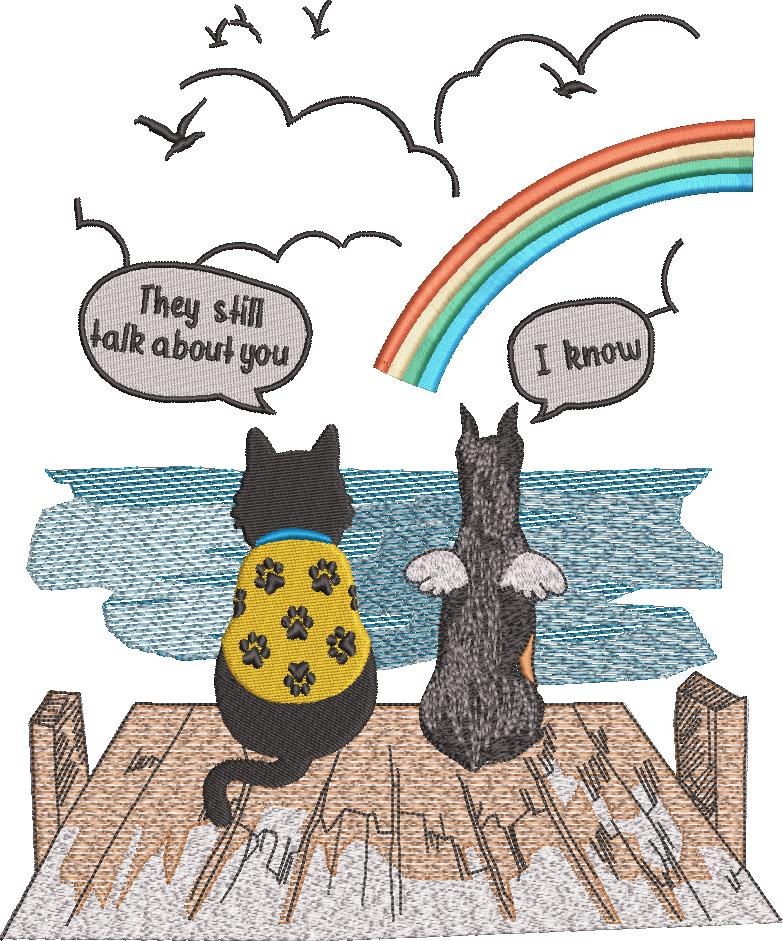 Cat And Dog in Heaven Cat And Dog in Heaven