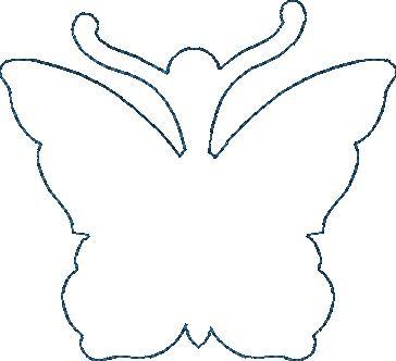 Blue Butterfly Key Fob - ITH Blue Butterfly Key Fob - ITH