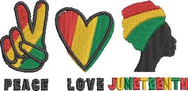 Peace Love Juneteenth Peace Love Juneteenth