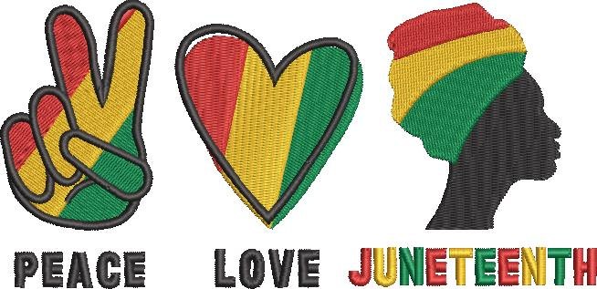 Peace Love Juneteenth Peace Love Juneteenth