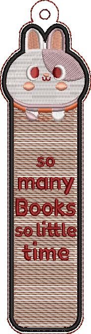 Bunny In The Hoop Bookmark - ITH Bunny In The Hoop Bookmark - ITH