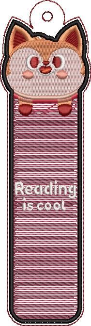 Fox In The Hoop Bookmark Machine Embroidery Designs - ITH Fox In The Hoop Bookmark Machine Embroidery Designs - ITH