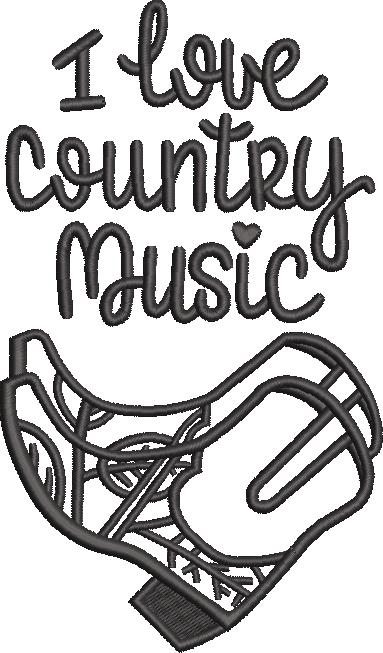I Love Country Music Quote