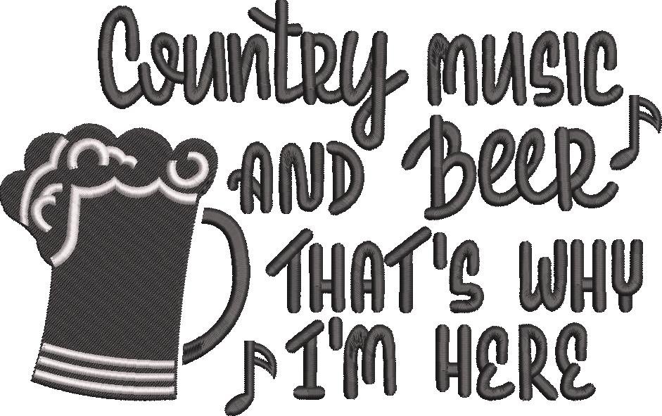Country Music And Beer Quote