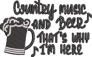 Country Music And Beer Quote