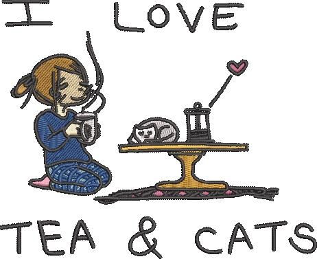 I Love Tea And Cats I Love Tea And Cats