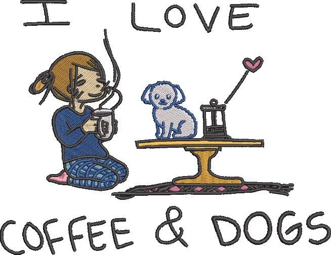 I Love Coffee And Dogs I Love Coffee And Dogs