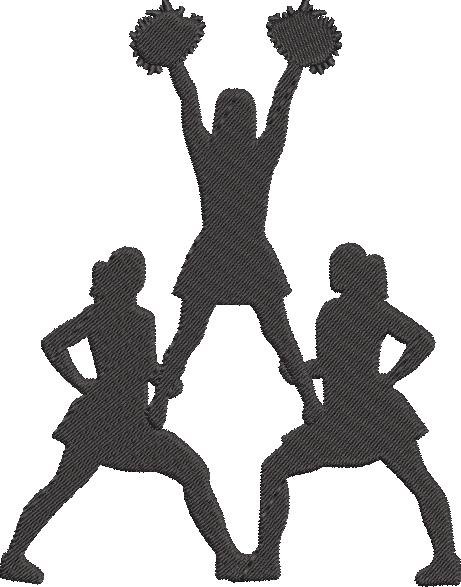 Cheerleading Silhouette Cheerleading Silhouette