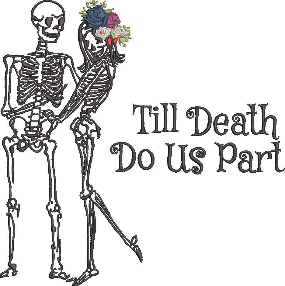 Till Death do us Part Skeleton Design Till Death do us Part Skeleton Design