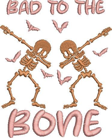 Bad to the Bone Halloween Design Bad to the Bone Halloween Design