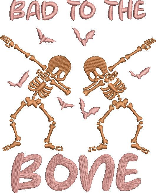 Bad to the Bone Halloween Design Bad to the Bone Halloween Design