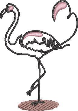 Flamingo Line Art Design Flamingo Line Art Design
