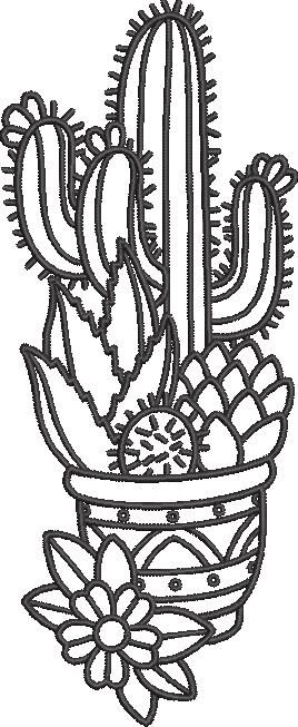 Cactus Plant Art Cactus Plant Art