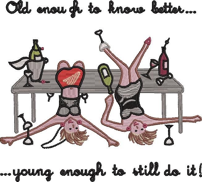 Old Enough To Know Better Quote