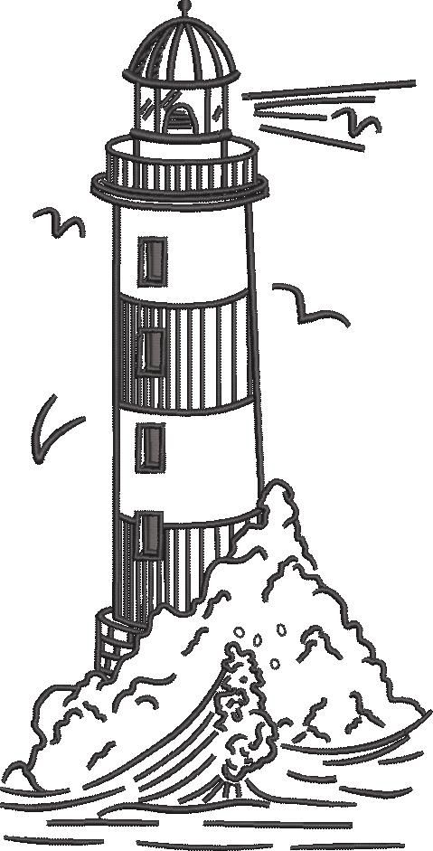 Lighthouse On Sea Lighthouse On Sea