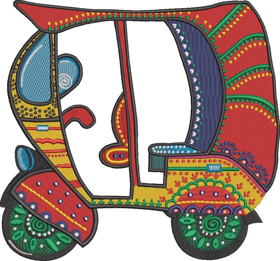 Colorful Rikshaw Art Colorful Rikshaw Art