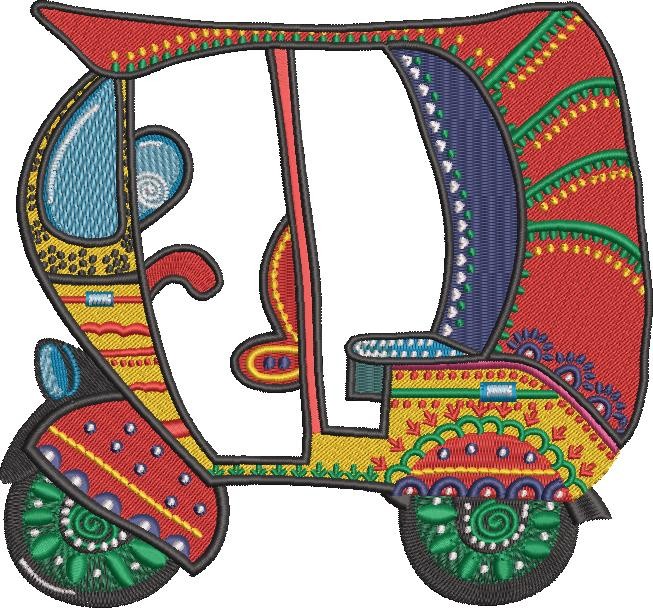 Colorful Rikshaw Art Colorful Rikshaw Art