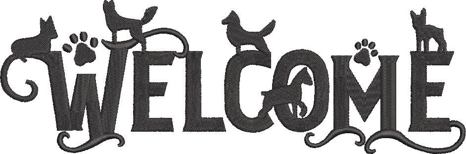 Dogs Welcome Sign Dogs Welcome Sign