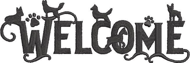 Dogs Welcome Sign Dogs Welcome Sign