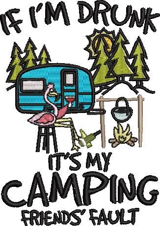 Camping Friends Flamingo Quote Camping Friends Flamingo Quote