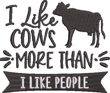 I Like Cows More Than People Quote