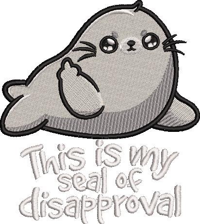 Funny Seal of Disapproval Funny Seal of Disapproval