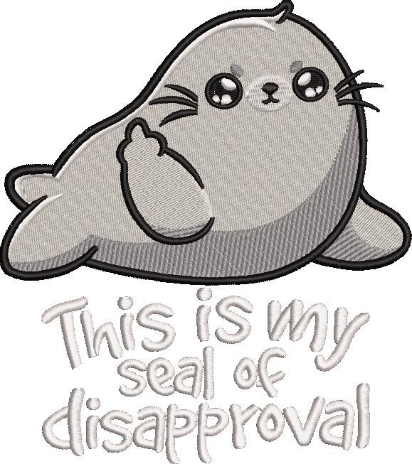 Funny Seal of Disapproval Funny Seal of Disapproval