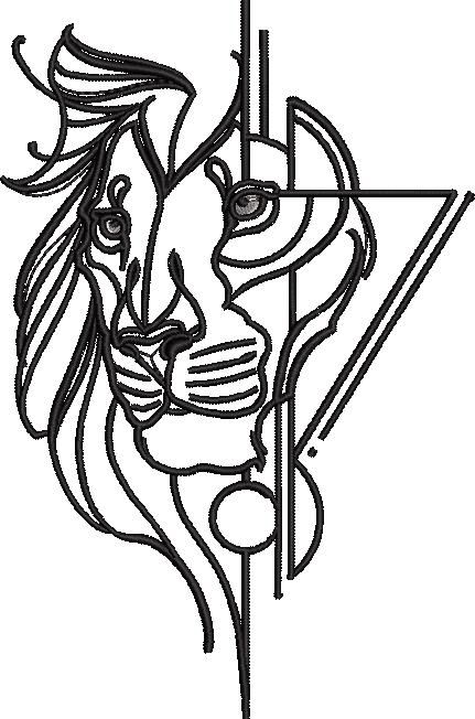 Beautiful Lion Head Outline Beautiful Lion Head Outline